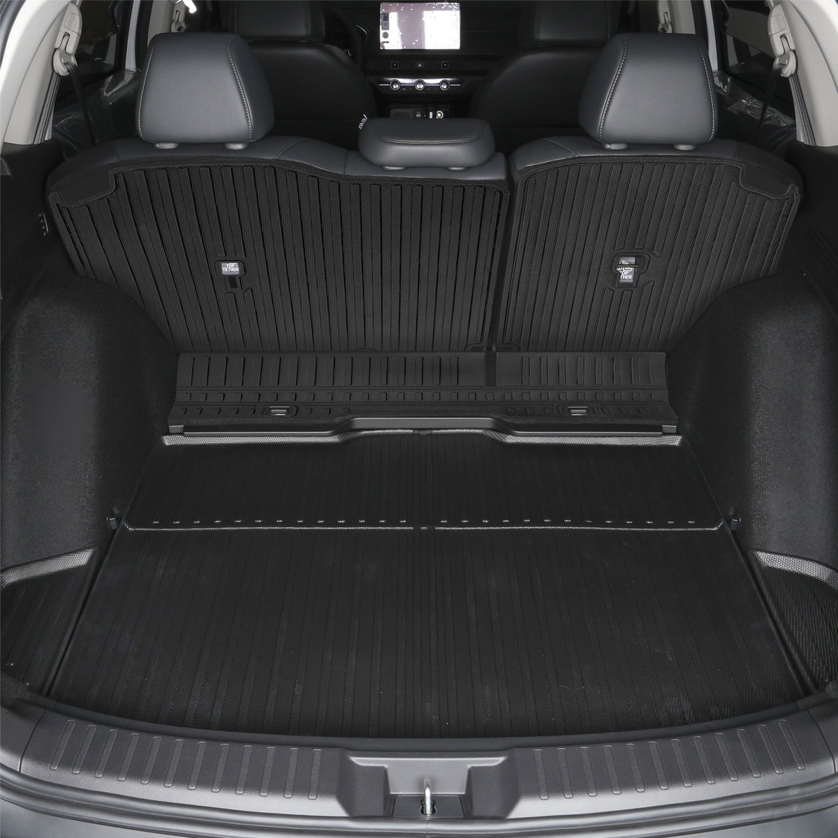 2023-2025 Honda CR-V 3PCS Backrest Mats Rear Seat Back Cover Black TPE