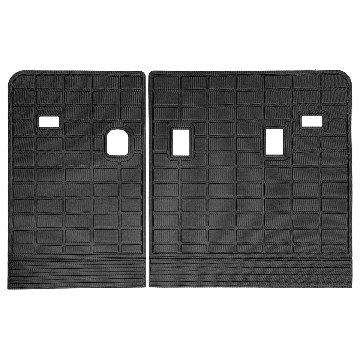 2020-2024 Kia Telluride 2PCS Backrest Mats Rear Seat Liner Black TPE