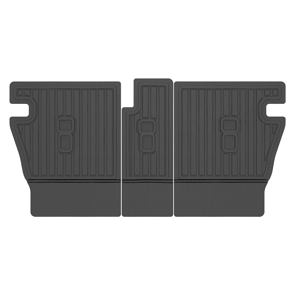 2023-2025 Benz X254 C254 GLC-Class Rear Back Seat Backrest Mats TPE