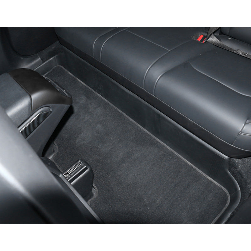 Car Floor Mat for 2017-2023 Tesla Model 3 Black Rear Anti-kick TPE