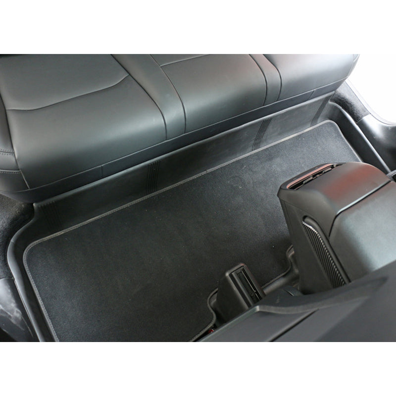 Car Floor Mat for 2017-2023 Tesla Model 3 Black Rear Anti-kick TPE