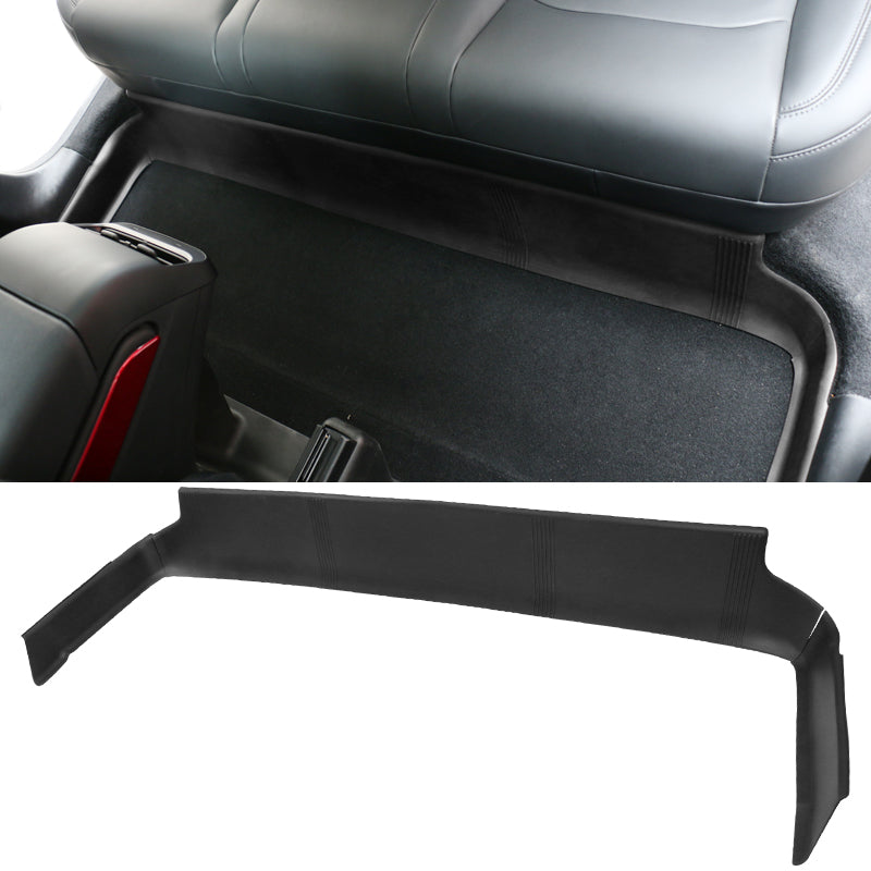 Car Floor Mat for 2020-2024 Tesla Model Y Black Rear Anti-kick TPE