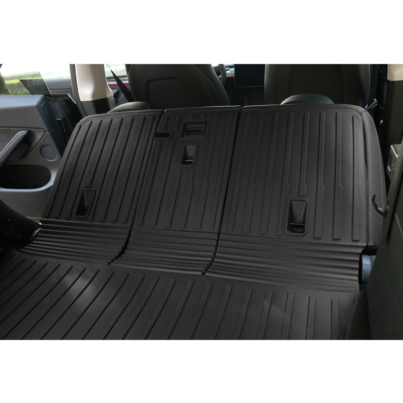 2020-2023 Tesla Model Y Back Seat Cover W/ Trunk Mats Cargo Liner TPE
