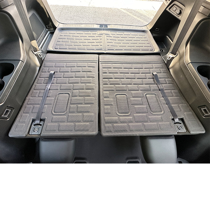 2016-2024 Honda Pilot 2PCS All Weather Backrest Mats Cover Black XPE