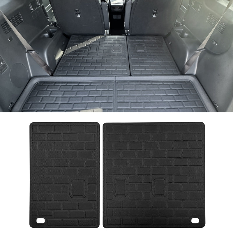 2020-2024 Hyundai Palisade 2PCS All Weather Backrest Mats Black XPE