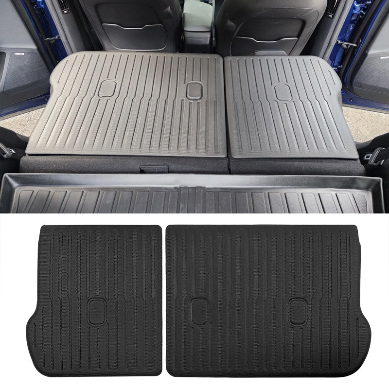 2022-2024 Kia EV6 2PCS All Weather Backrest Mats Cover Liner Black XPE