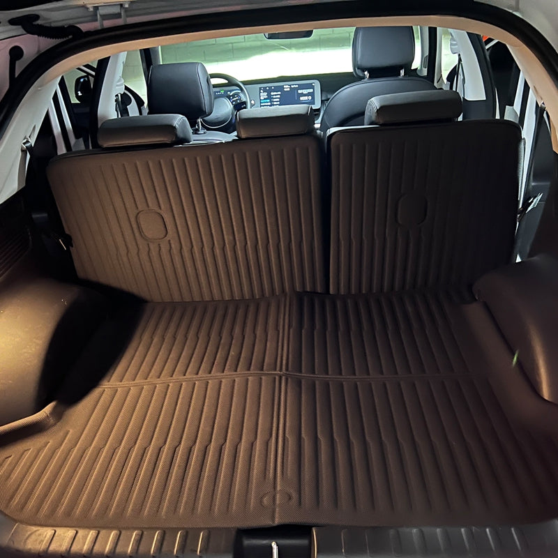2022-2024 Kia EV6 2PCS All Weather Backrest Mats Cover Liner Black XPE
