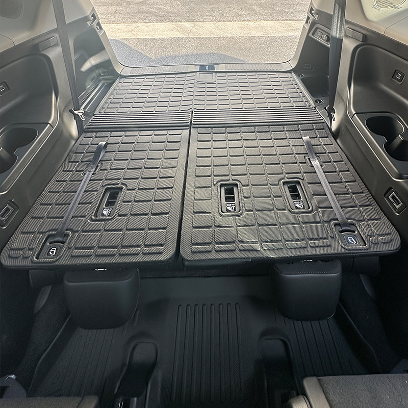 2023-2025 Honda Pilot 1PC Trunk Mat W/ Backrest Mats Liner Black TPE