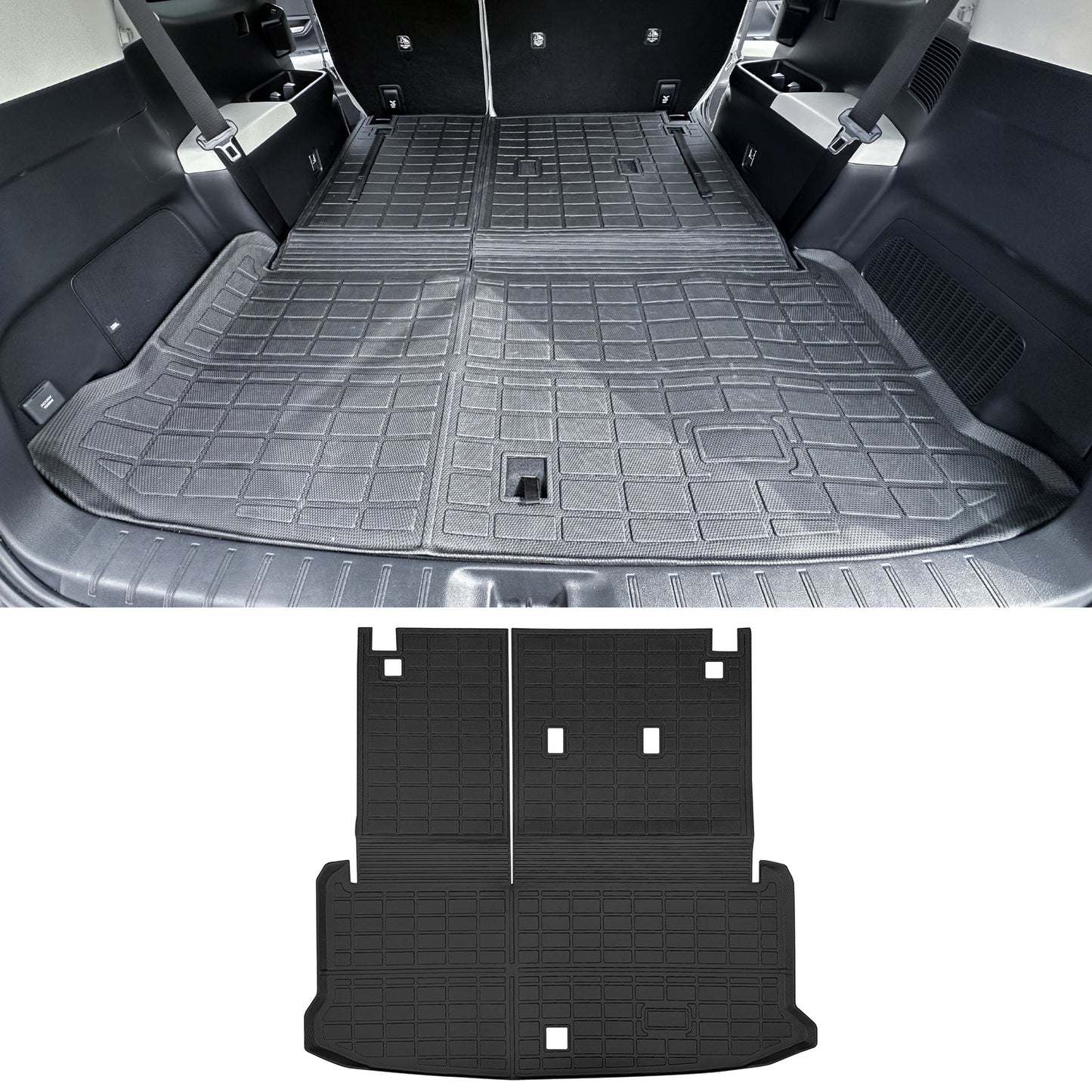 PE Trunk Mat for 2024 Toyota Grand Highlander | Car Interior Accessori