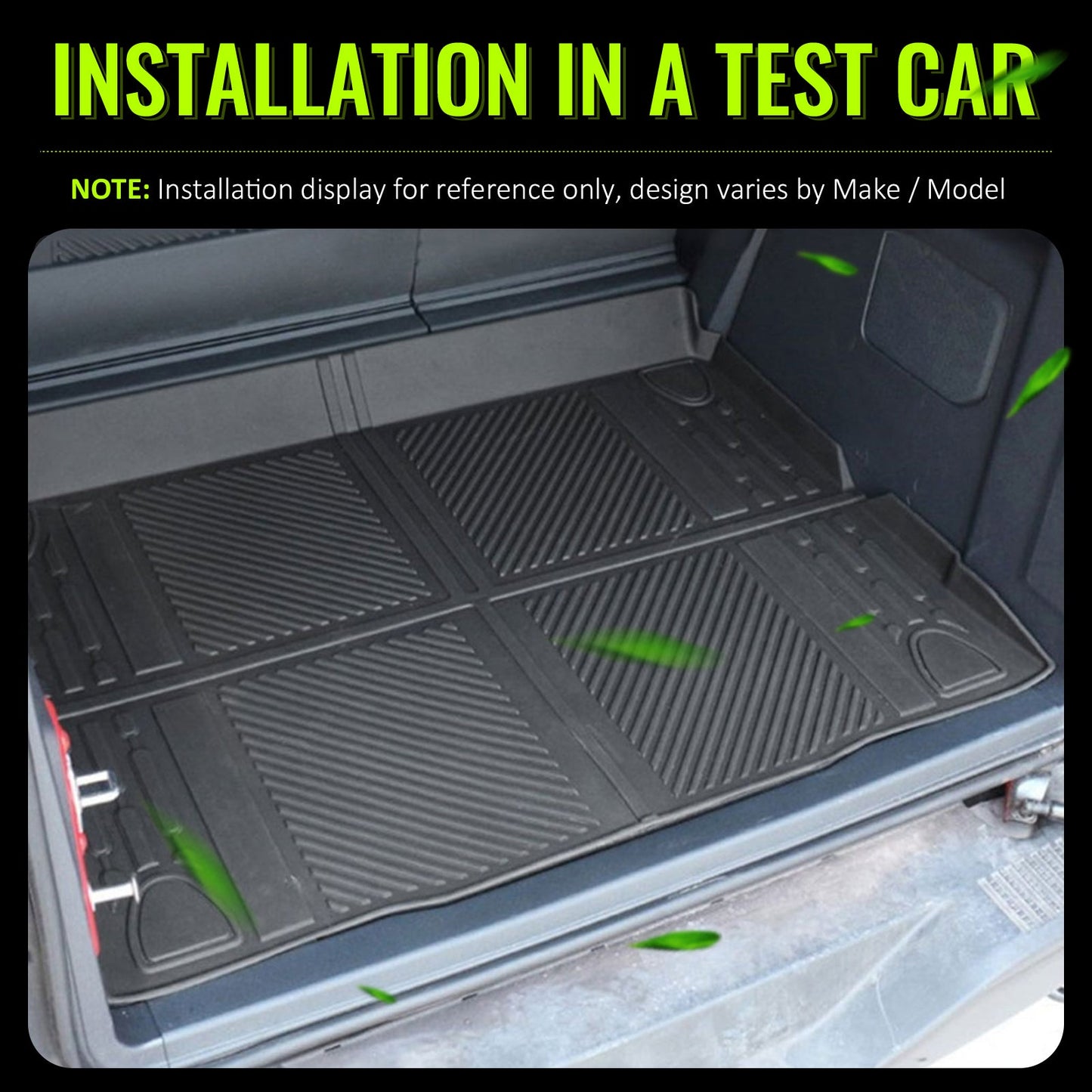 2021-2025 Ford Bronco All Weather Trunk Mat Cargo Liner Black TPE