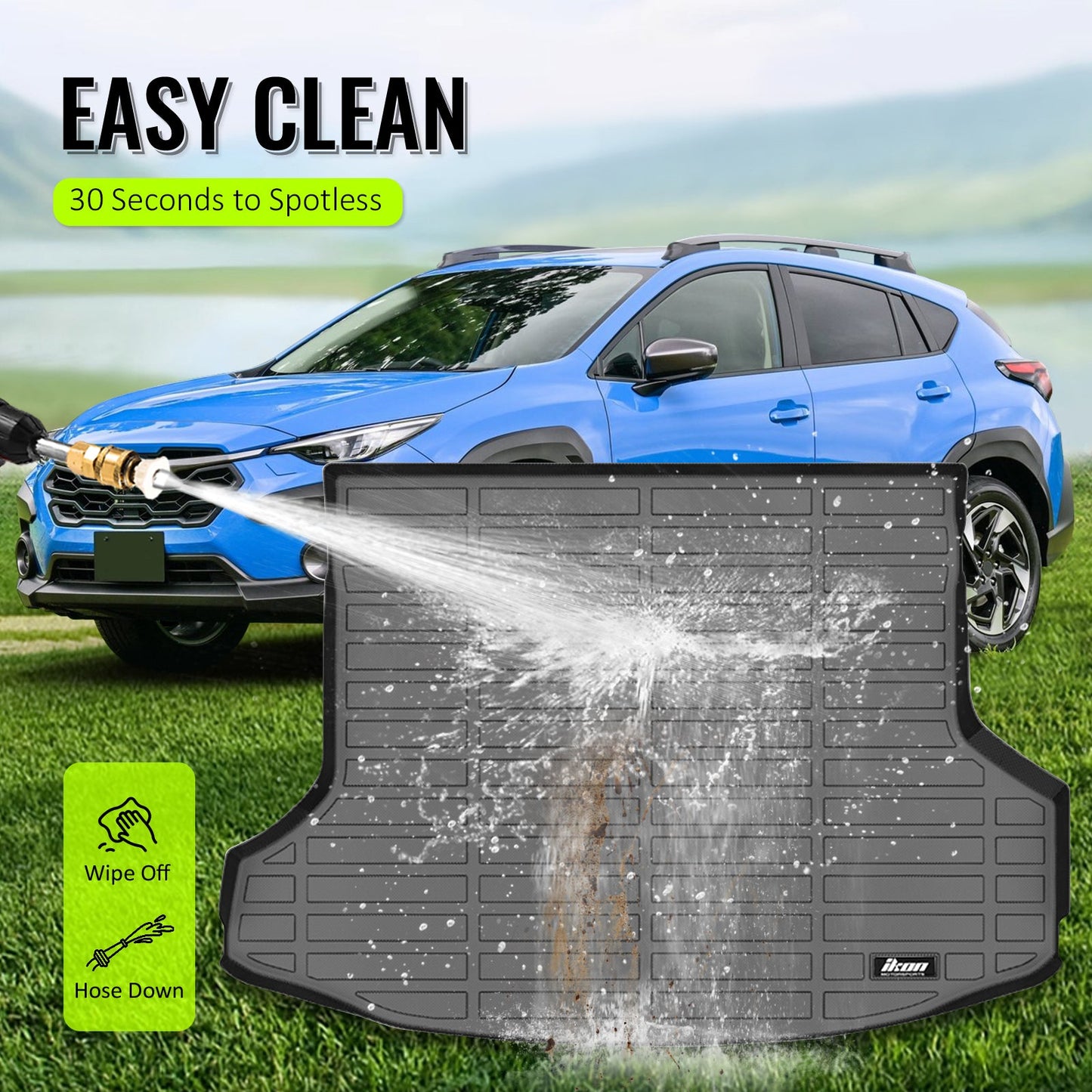 2022-2024 Genesis GV70Â All Weather 3D Rear Trunk Mat Cargo Liner TPE