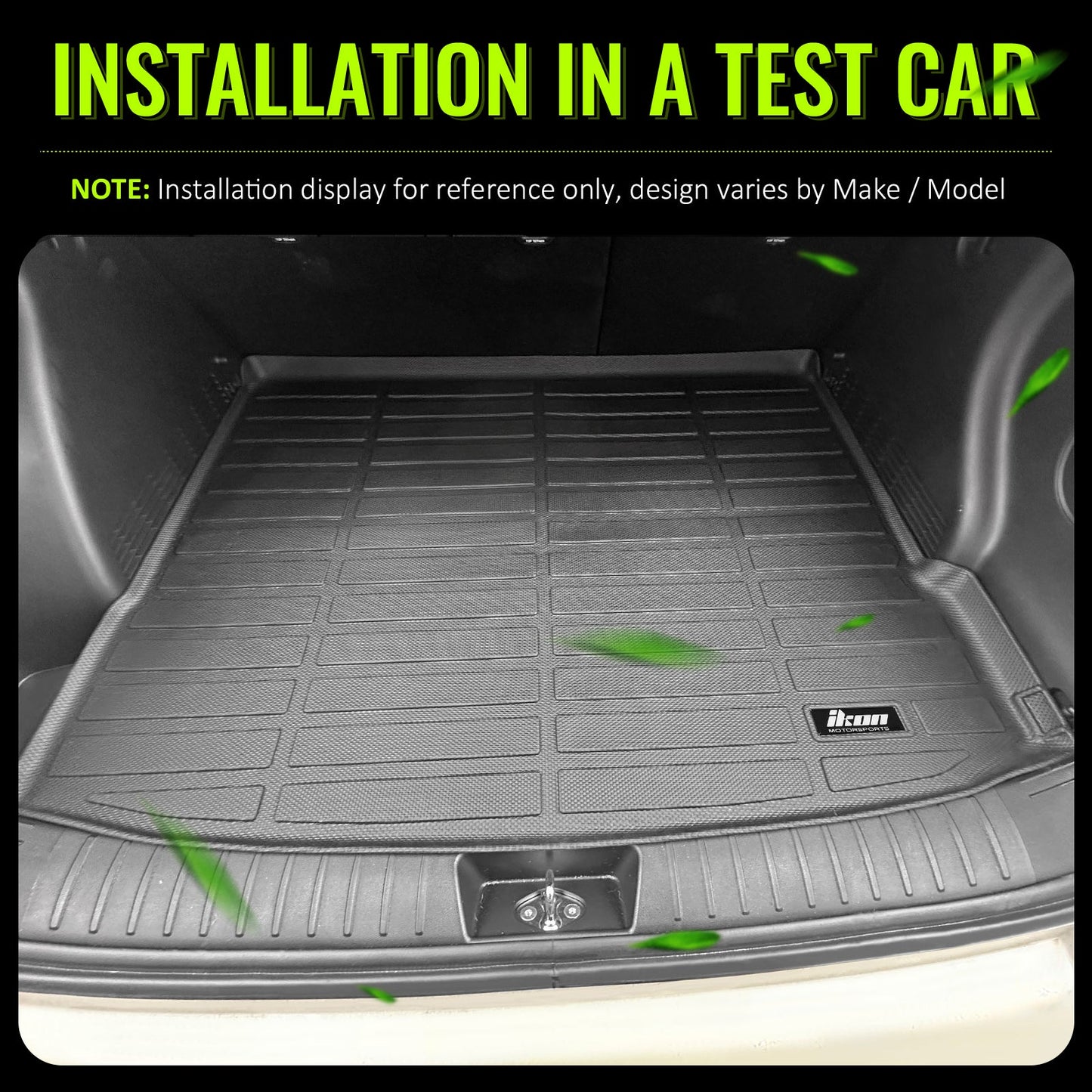 2024-2025 Hyundai Kona & Kona Electric Rear Trunk Mat 3D TPE Liner
