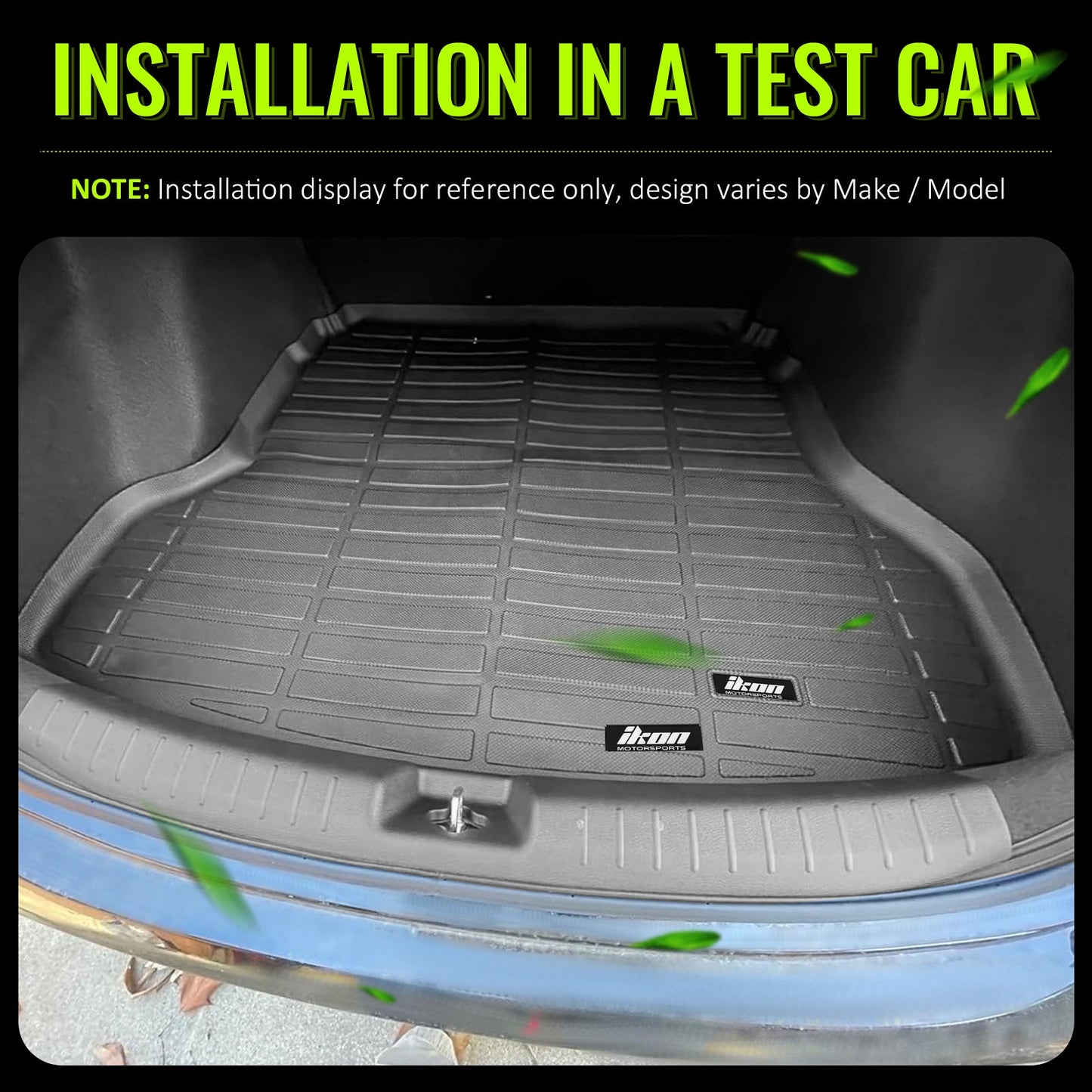 2019-2024 Kia Forte All Weather Rear Cargo Liner Trunk Tray Mats TPE