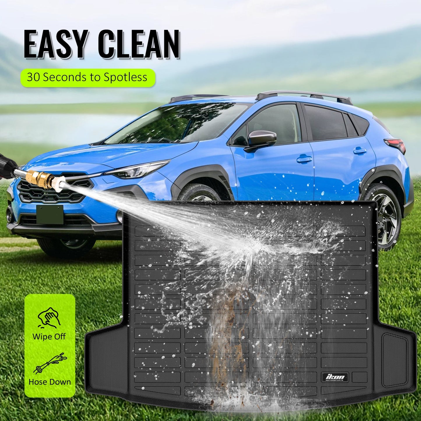 2025 Mini Countryman All Weather 3D Rear Cargo Trunk Tray Mats TPE