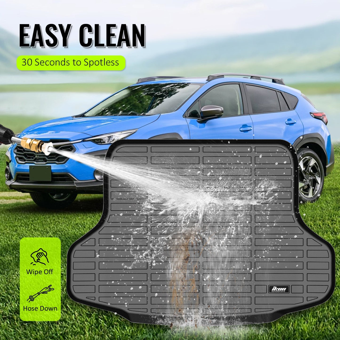 2020-2025 Nissan Sentra 3D All Weather Rear Cargo Trunk Tray Mats TPE