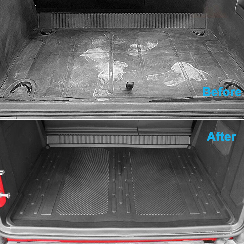 2021-2025 Ford Bronco 4DR Black Trunk Mats Cargo Liner Injection TPE