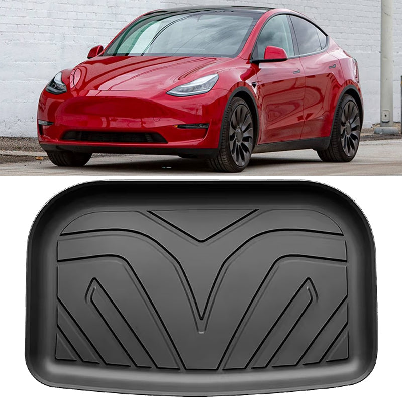 2020-2024 Tesla Model Y Trunk Mat 3D TPE Rear Cargo Floor Liner Cover