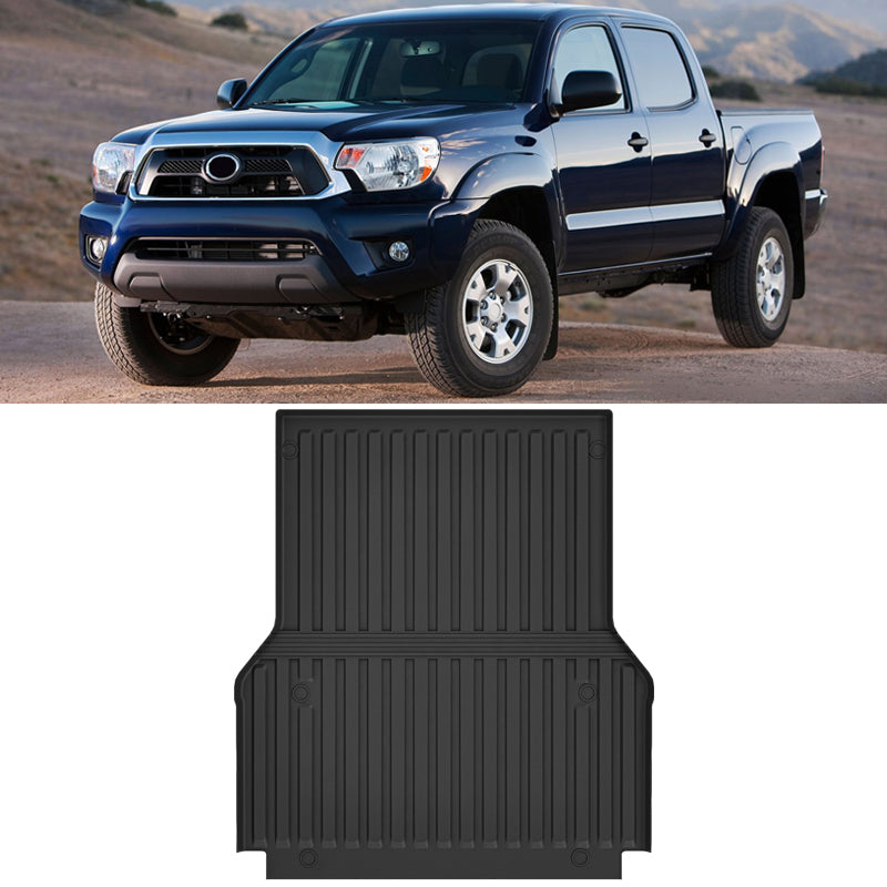 2005-2023 Toyota Tacoma 5ft Rear Truck Bed Mat TPE Trunk Cargo Liner