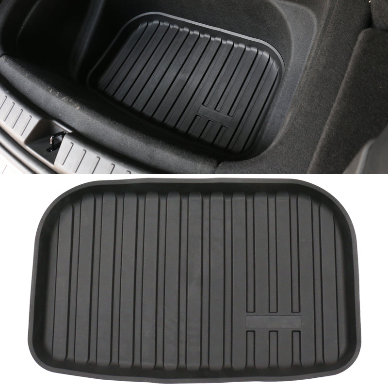 2020-2024 Tesla Model Y Black Trunk Mats Cargo Liner Injection TPE