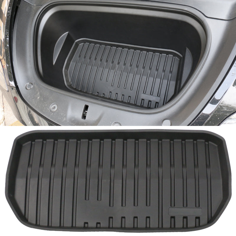 2020-2024 Tesla Model Y Black Trunk Mats Cargo Liner Injection TPE