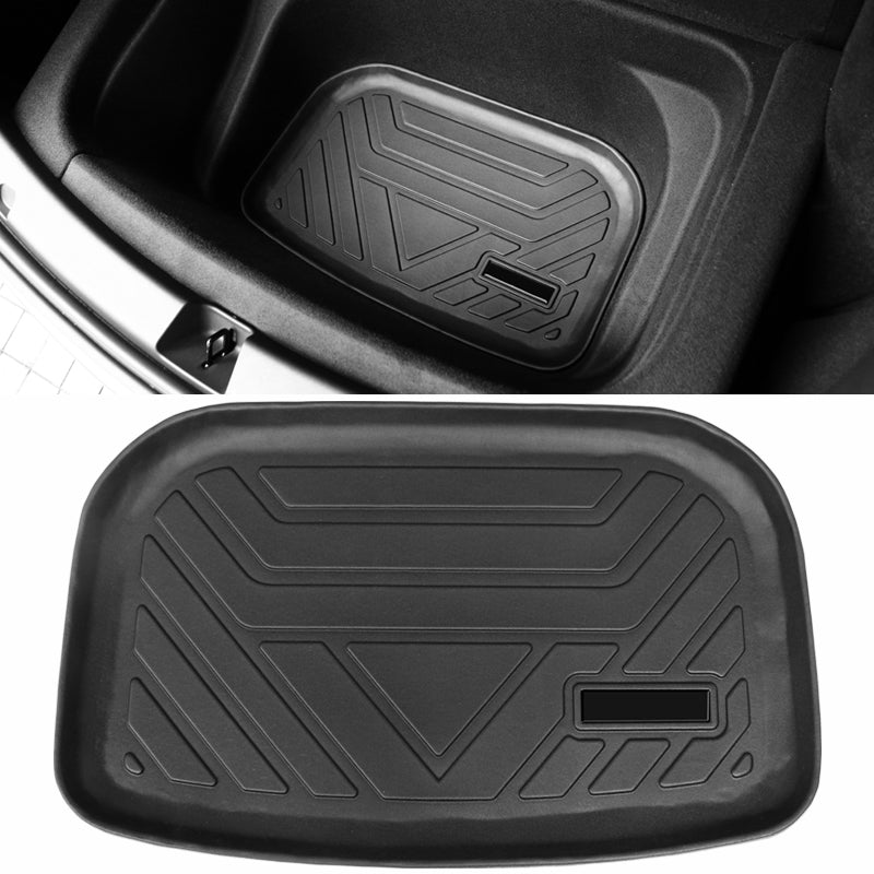 2020-2024 Tesla Model Y Black Trunk Mats Cargo Liner Injection TPE