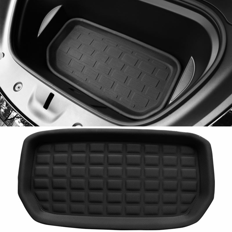 2020-2024 Tesla Model Y Black 3D Molded Trunk Mats Cargo Liner TPE