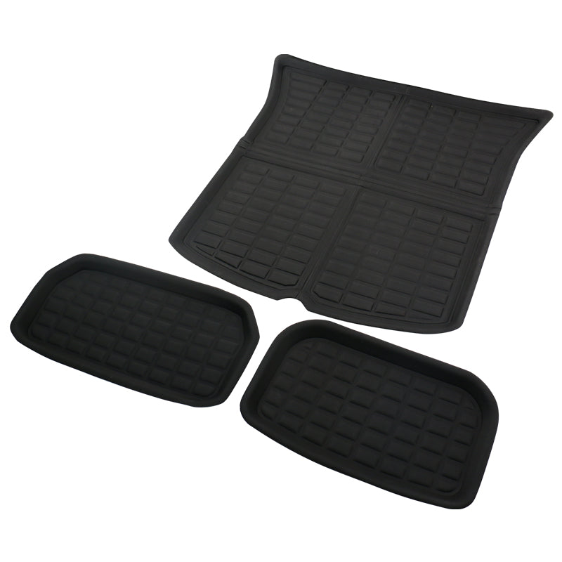 2020-2024 Tesla Model Y Black 3D Molded Trunk Mats Cargo Liner TPE