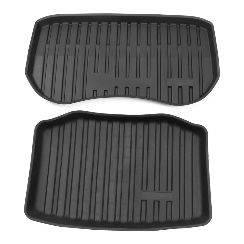 2021-2023 Tesla Model 3 Black Trunk Mats Cargo Liner Injection TPE
