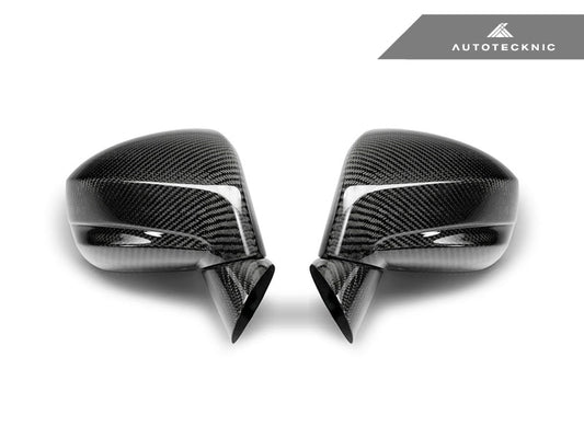 AutoTecknic Replacement Dry Carbon Mirror Covers - Nissan R35 GTR