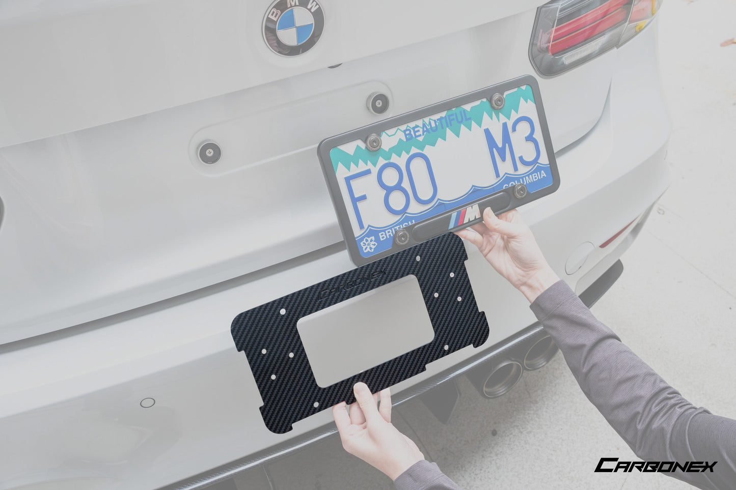 [Add On] BMW Magnetic Rear License Plate Mount - North America