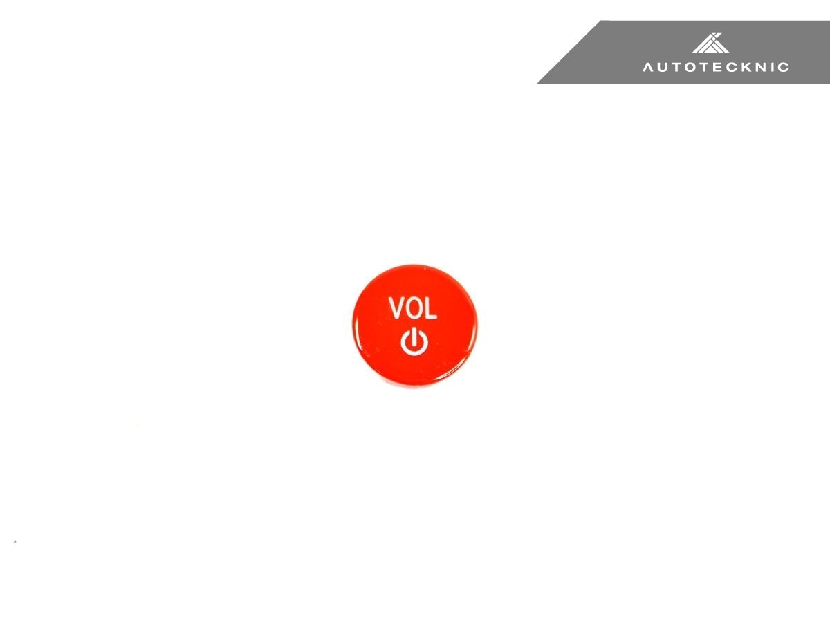 AutoTecknic Bright Red Audio Volume Button - G01 X3 | G02 X4 LCI 2022–2024