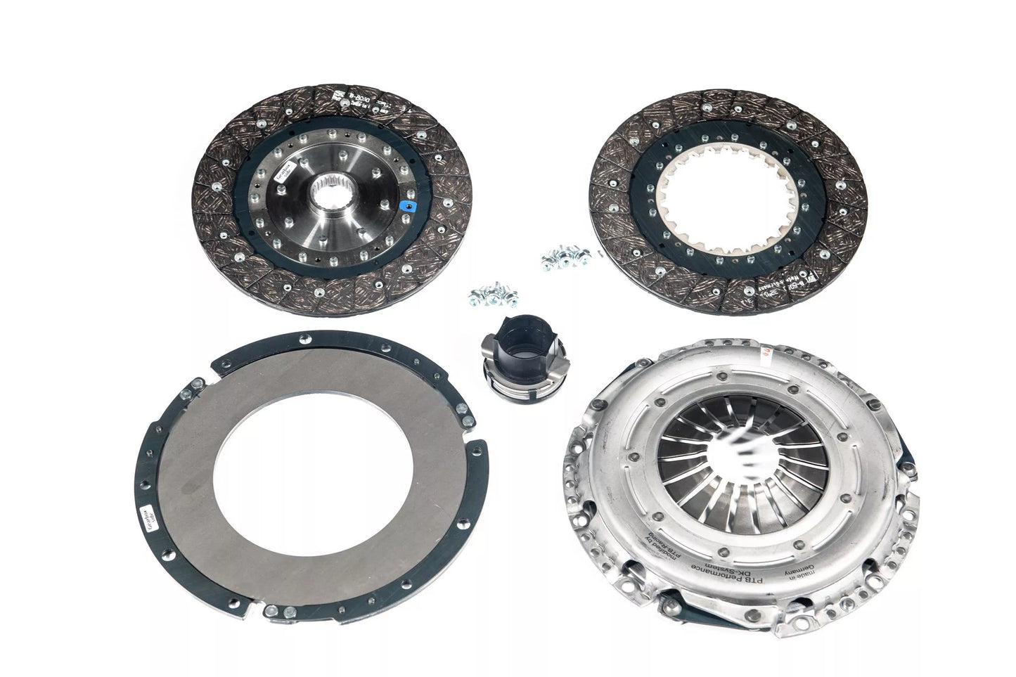 PTB-Racing Twin Disc Clutch Kit with Dual Mass Flywheel for BMW N55 6-bolt