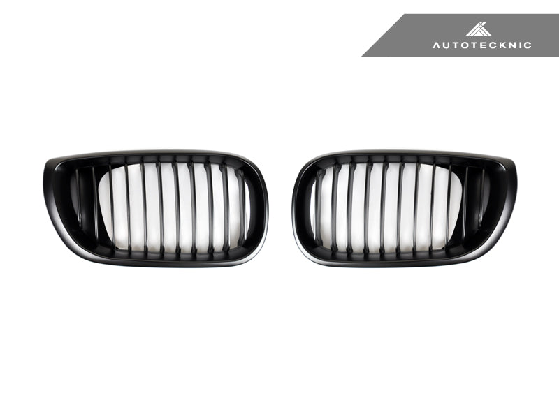 AutoTecknic Stealth Black Front Grille Set - E46 3-Series LCI Sedan (2002-2005)