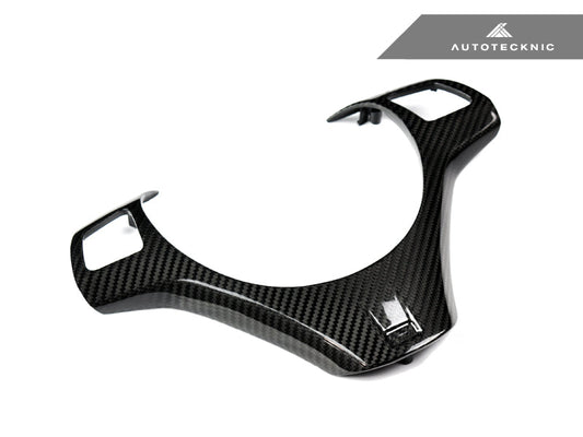 AutoTecknic Carbon Fiber Steering Wheel Trim - BMW E9X M3 | E82 1M Coupe
