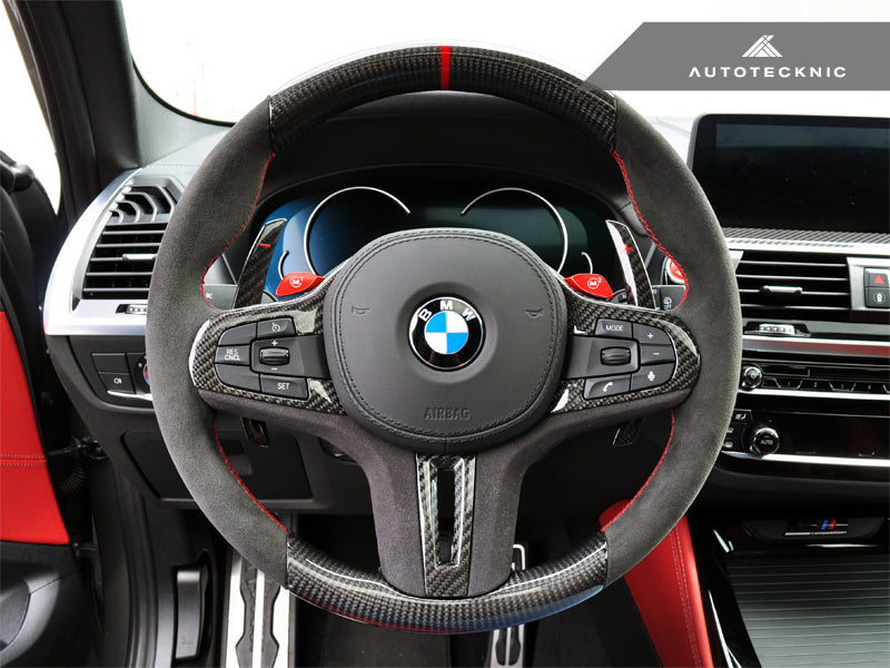 AutoTecknic Replacement Carbon Steering Wheel - BMW F97 X3M | F98 X4M