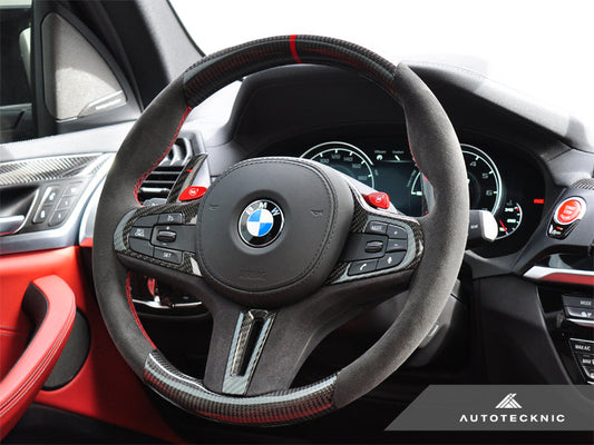 AutoTecknic Replacement Carbon Steering Wheel - BMW F97 X3M | F98 X4M