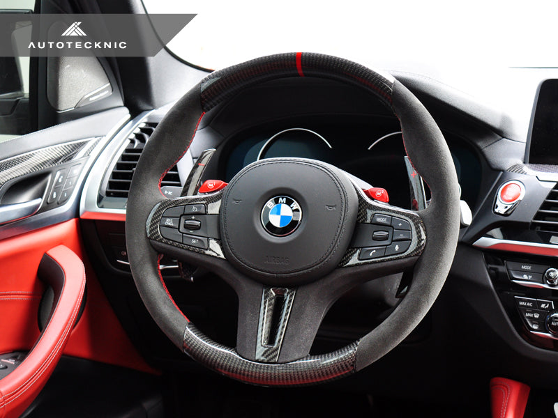 AutoTecknic Replacement Carbon Steering Wheel - BMW F97 X3M | F98 X4M