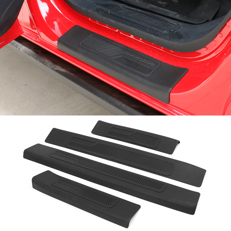 2021-2025 Ford Bronco 4Dr Door Sill Entry Guards Plates Protector 4PCS