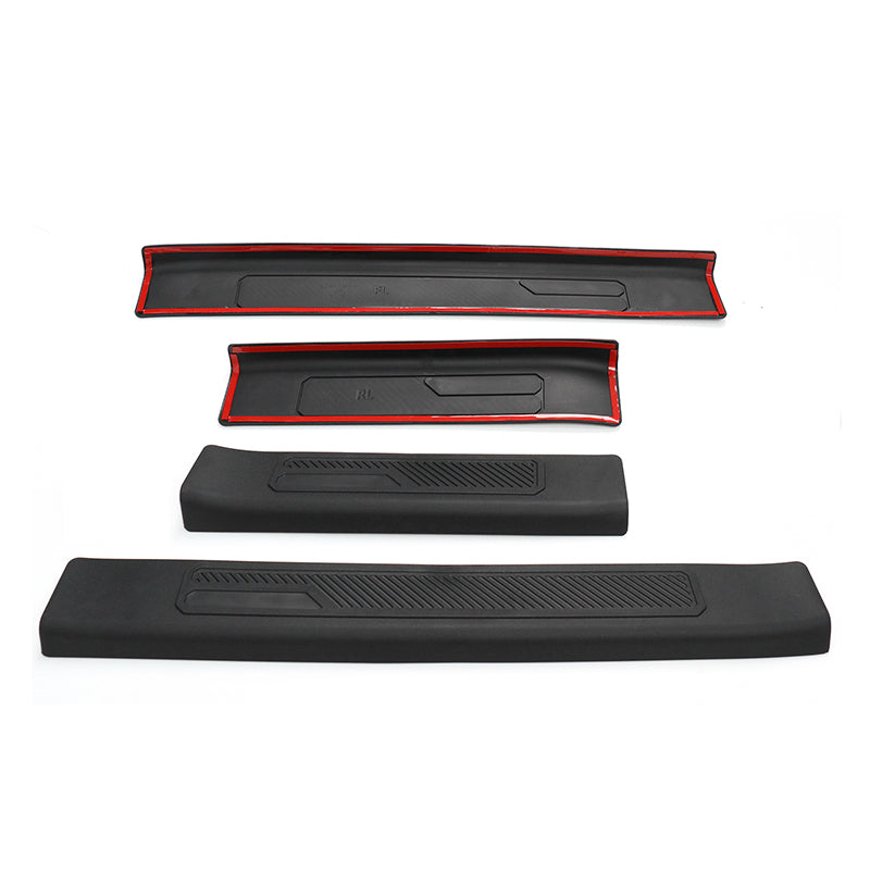 2021-2025 Ford Bronco 4Dr Door Sill Entry Guards Plates Protector 4PCS