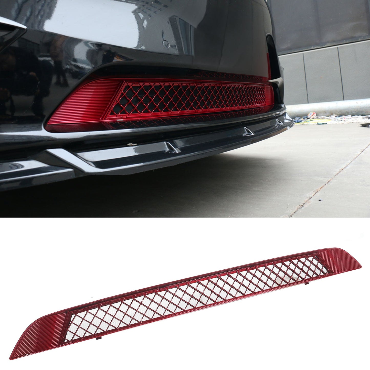 2020-2024 Tesla Model Y Red Air Vent Cover Intake Grille ABS 2PCS
