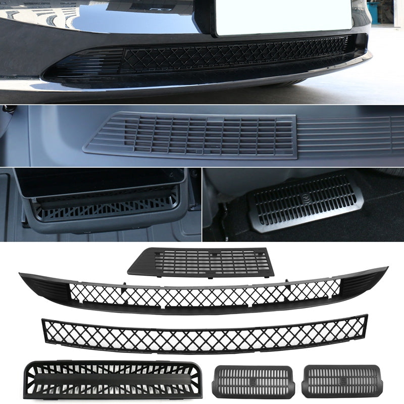 2024-2025 Tesla Model 3 6PCS Air Condition Inlet Vent Grille Kit ABS