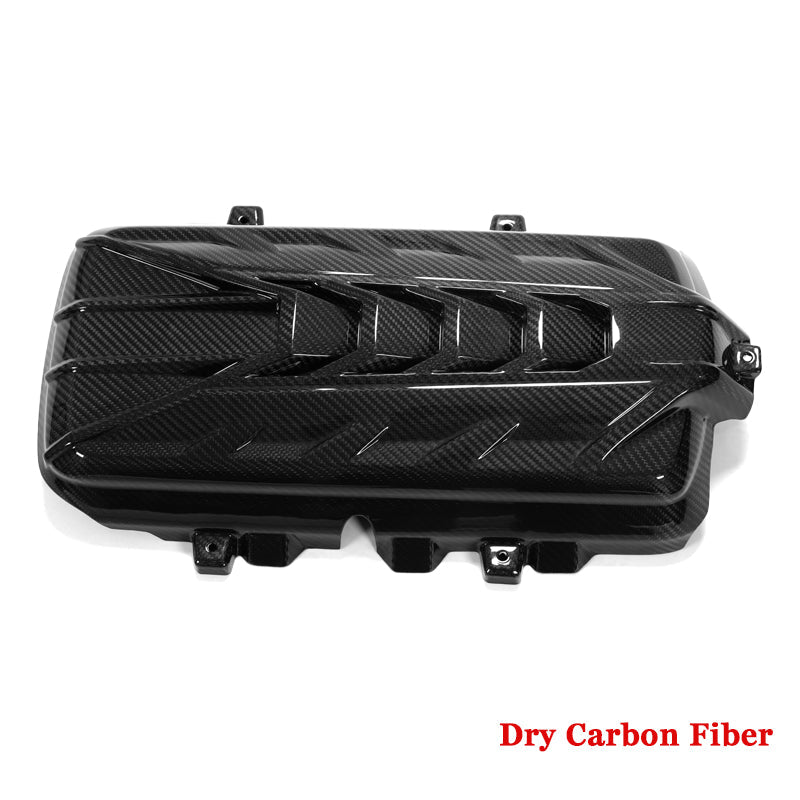 2020-2025 Chevy Corvette C8 6.2L LT2 Engine Cover Dry Carbon Fiber