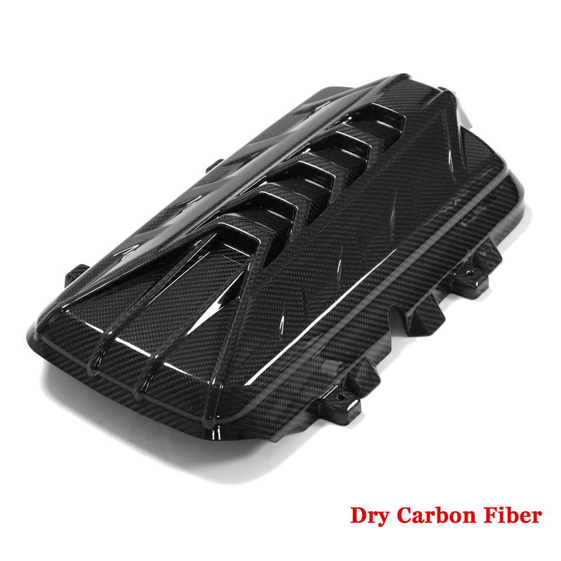 2020-2025 Chevy Corvette C8 6.2L LT2 Engine Cover Dry Carbon Fiber