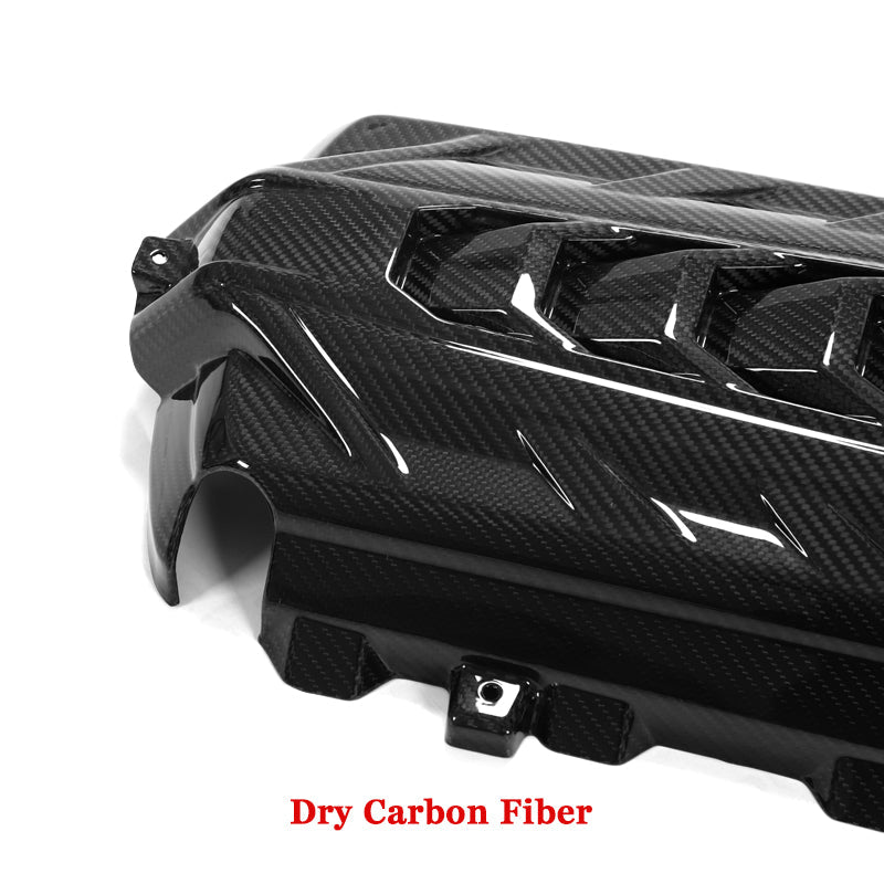 2020-2025 Chevy Corvette C8 6.2L LT2 Engine Cover Dry Carbon Fiber