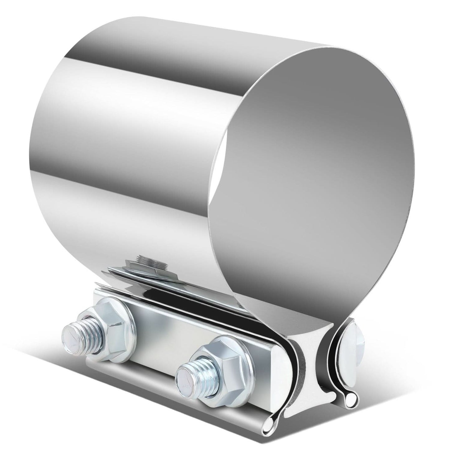 2.75" Butt Joint Exhaust Band Clamp Muffler Coupler Stainless Steel