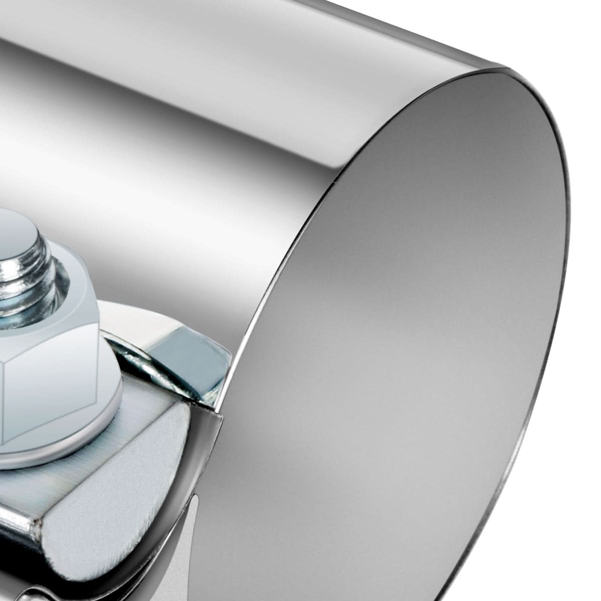 3.0" Butt Joint Exhaust Band Clamp Muffler Coupler Stainless Steel