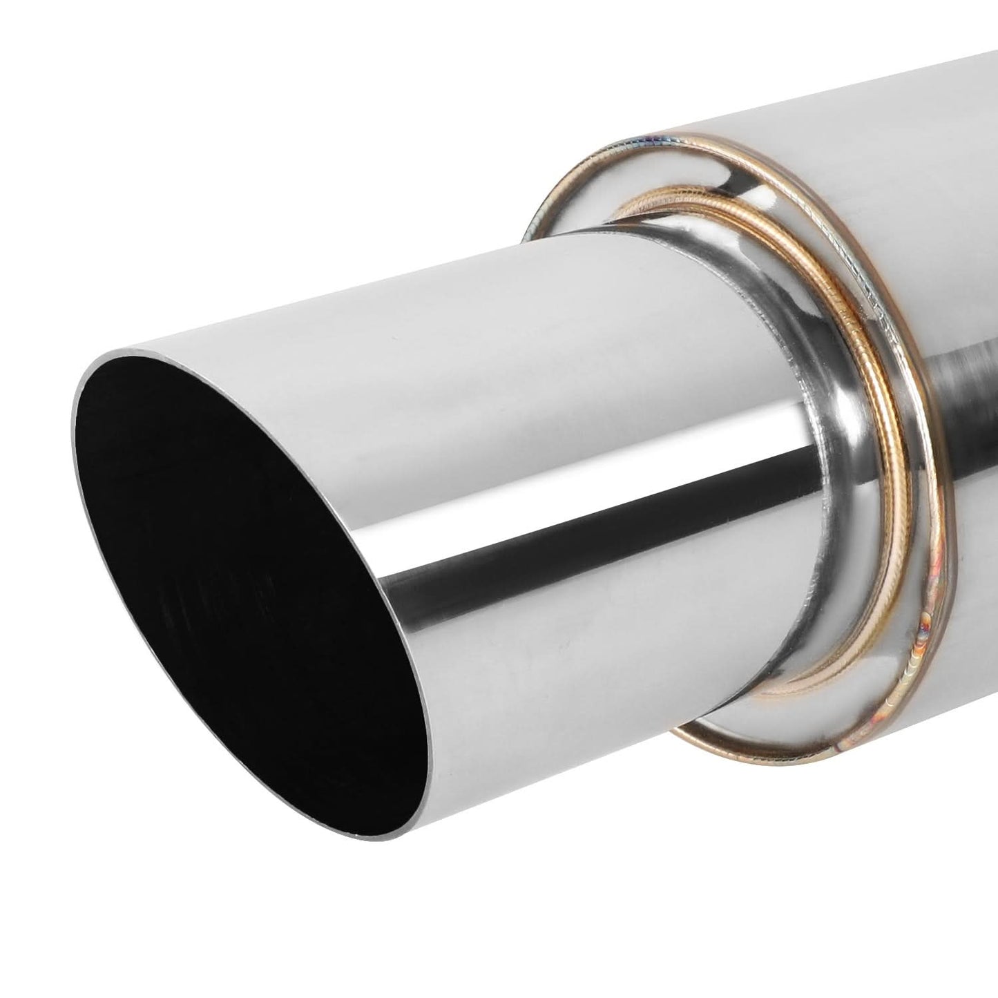 Universal 3.0" Tip Performance Exhaust Muffler 14.7" Length