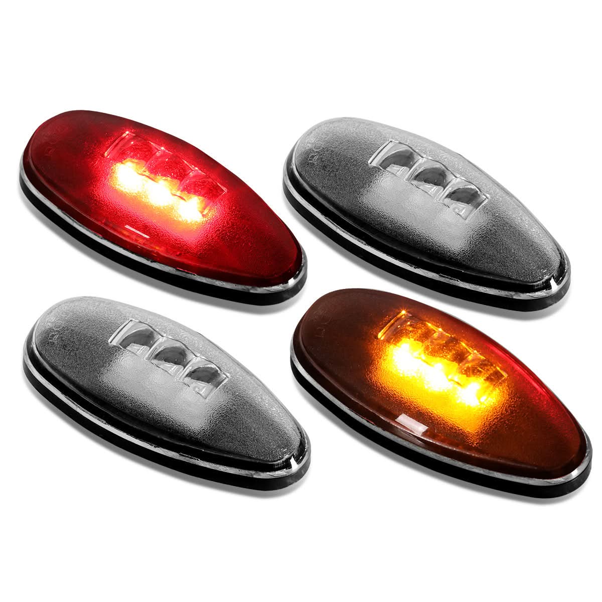 01-14 Chevrolet Silverado Sierra 2500HD 3500HD Dually Fender Lights 4PC