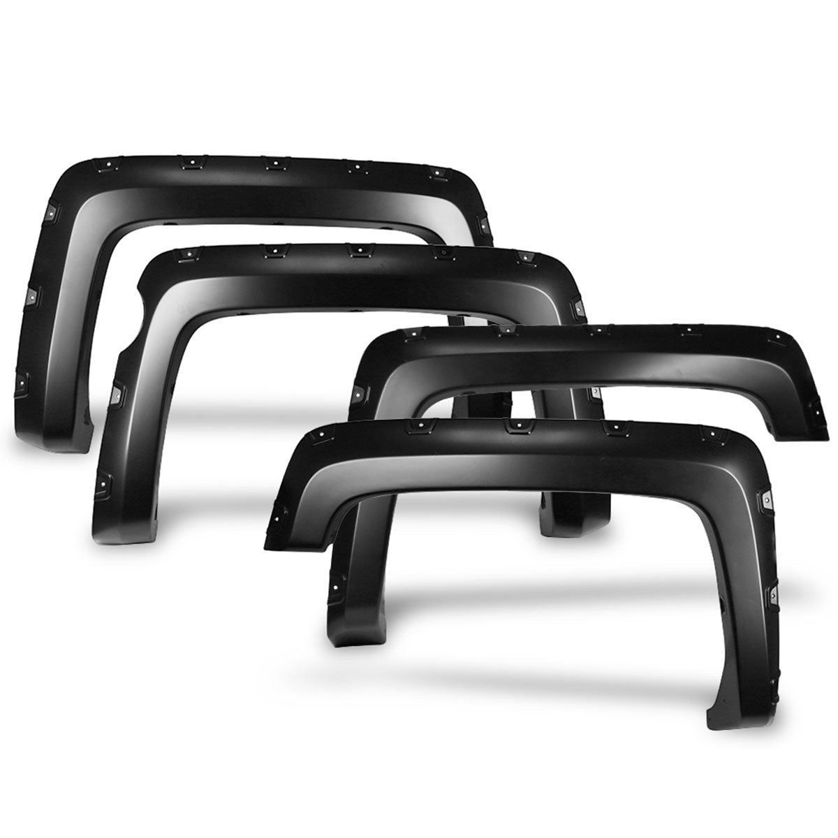 2014-2018 Chevy Silverado 5.8 Ft Short Bed Fleetside Fender Flares PP