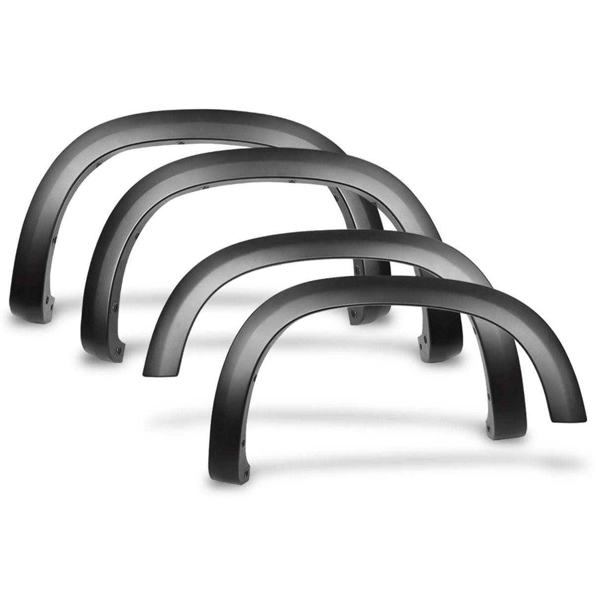 2019-2023 Chevy Silverado 1500 Textured Black Fender Flares PP 4PC